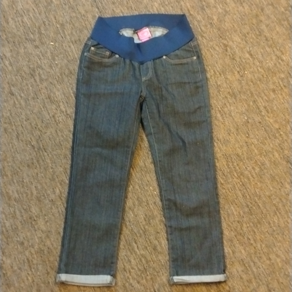Times dark cropped Maternity jeans S